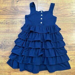 Rare Editions layered ruffle sleeveless dress